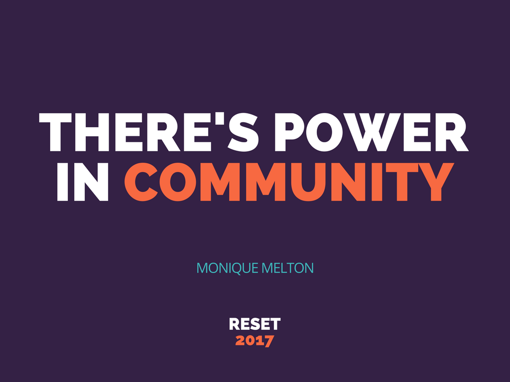 power in community monique melton